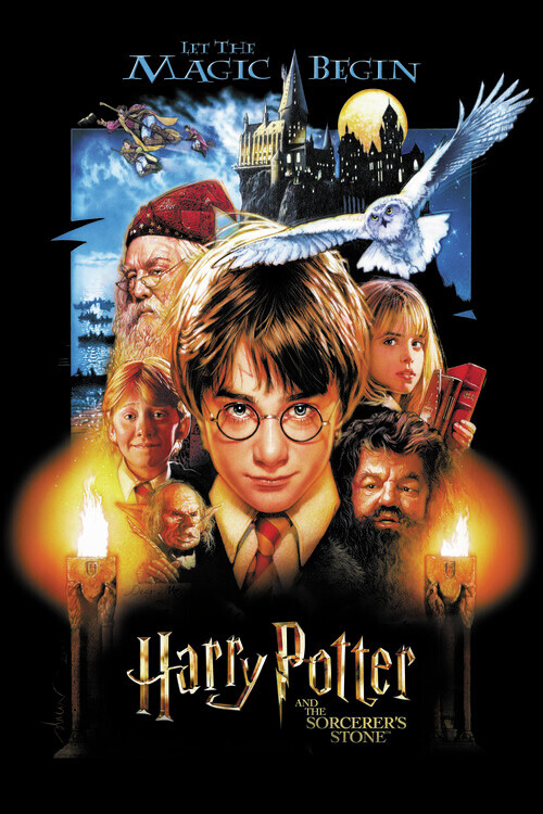 Europosters Plakát, Obraz - Harry Potter - Let the magic begin, 26.7 × 40 cm
