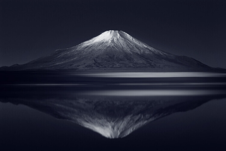 Takashi Suzuki Plakát, Obraz - Reflection Mt. Fuji, Takashi Suzuki, 40 × 26.7 cm