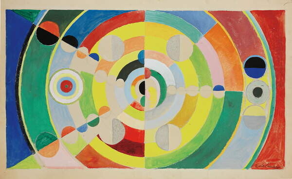 Delaunay, Robert Plakát, Obraz - Relief-disques, 1936, Delaunay, Robert, 40 × 24.5 cm