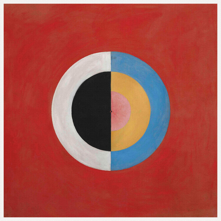 Hilma af Klint Plakát, Obraz - The Swan No.12, Hilma af Klint, 40 × 40 cm