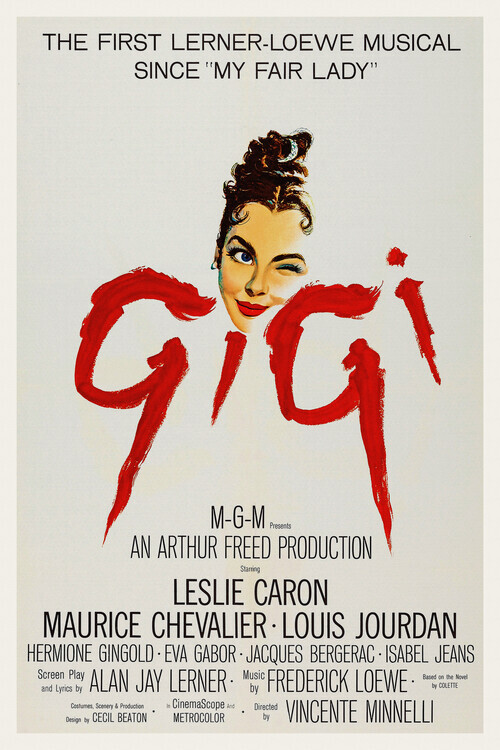 Europosters Plakát, Obraz - Gigi / Leslie Caron, 26.7 × 40 cm