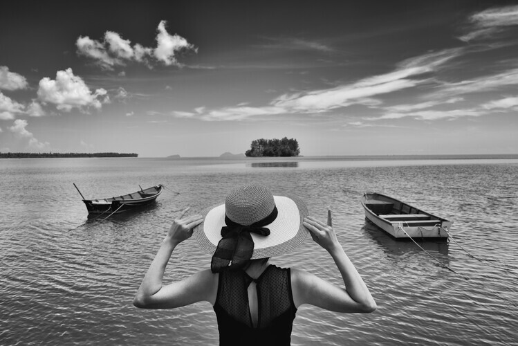 Kieron Long Plakát, Obraz - Sea and Sky, Kieron Long, 40 × 26.7 cm