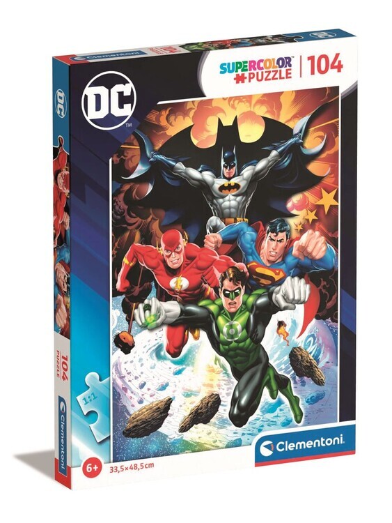 CLEMENTONI Puzzle DC Comics - To the Fight!, 104 ks