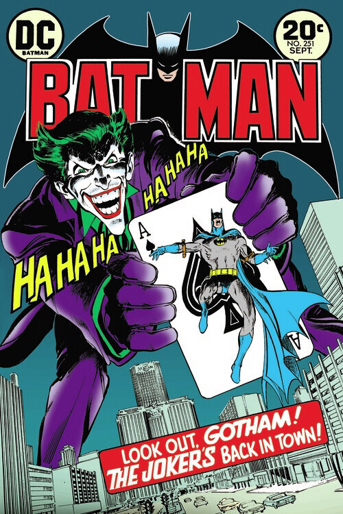 Europosters Plakát, Obraz - Batman and Joker - Comic Cover, 26.7 × 40 cm
