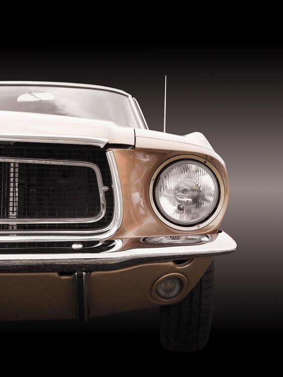 Beate Gube Plakát, Obraz - American classic car Mustang Coupe 1968, Beate Gube, 30 × 40 cm