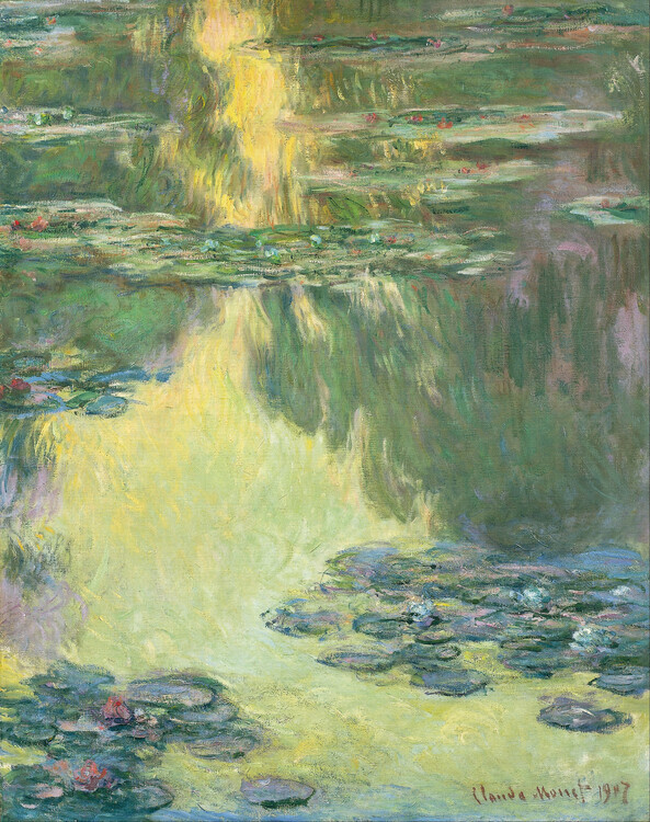 Claude Monet Plakát, Obraz - Watelilies I, Claude Monet, 30 × 40 cm