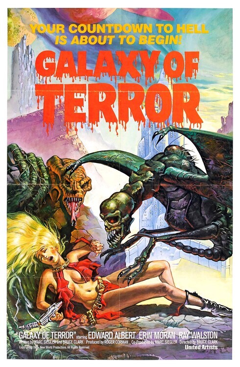 Europosters Plakát, Obraz - Galaxy Of Terror, 26.7 × 40 cm