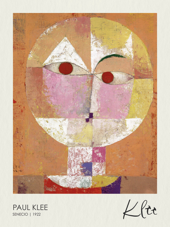 Paul Klee Plakát, Obraz - Senecio (Baldgreis) (1922), Paul Klee, 30 × 40 cm