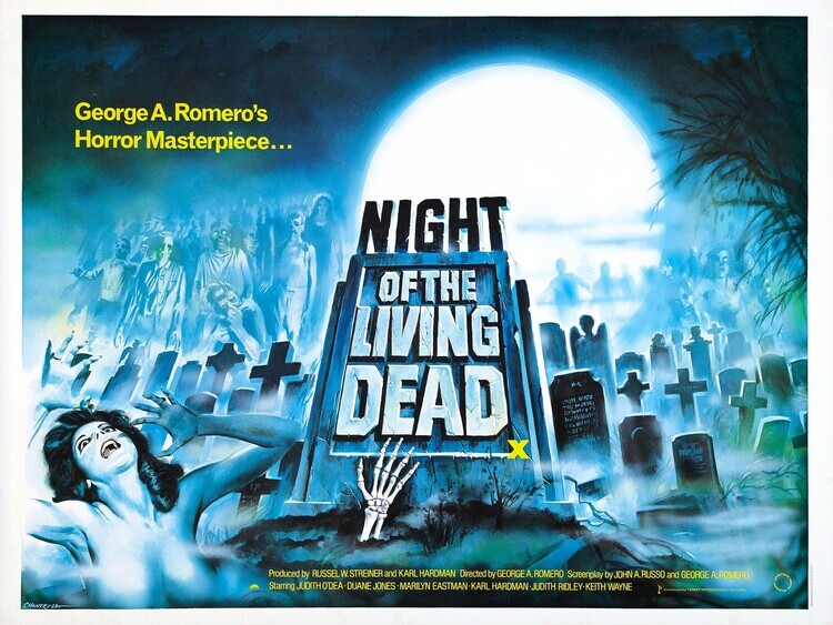 Europosters Plakát, Obraz - Night Of Living Dead 1968 07, 40 × 30 cm