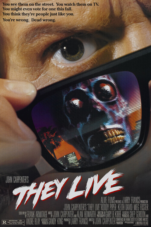 Europosters Plakát, Obraz - They Live, 26.7 × 40 cm