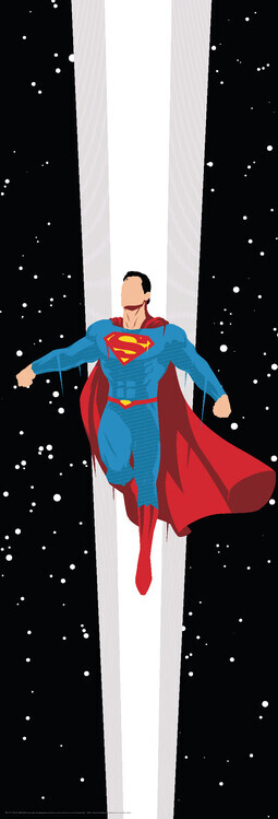 Europosters Plakát, Obraz - Superman - Universe, 53 × 158 cm
