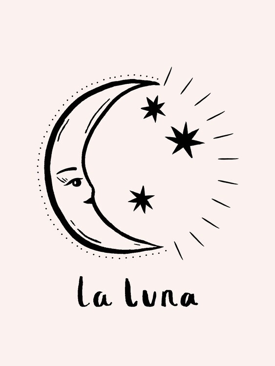 Aislinn Simmonds Plakát, Obraz - La Luna, Aislinn Simmonds, 30 × 40 cm