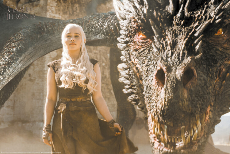 Europosters Plakát, Obraz - Game of Thrones - The Mother of Dragons, 61 × 91.5 cm