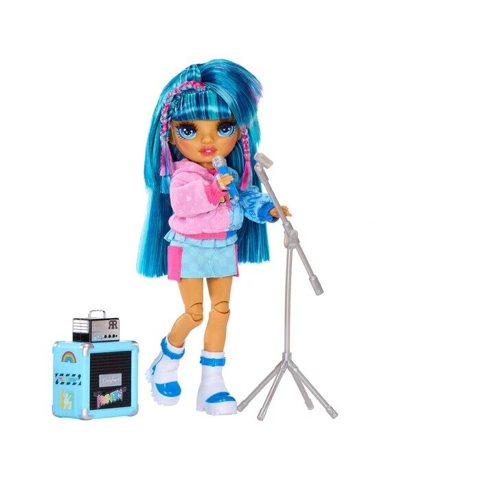 MGA Entertainment Rainbow High - Jr High Rockband Fashion Dolls - Skyller