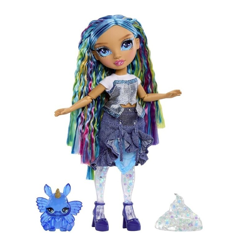 MGA Entertainment Rainbow High - Rainbow Shimmers with Slime Fashion Doll - Skyler