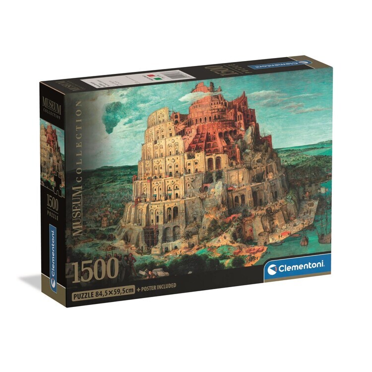 CLEMENTONI Puzzle Pieter Bruegel the Elder – Babel Tower, 1500 ks