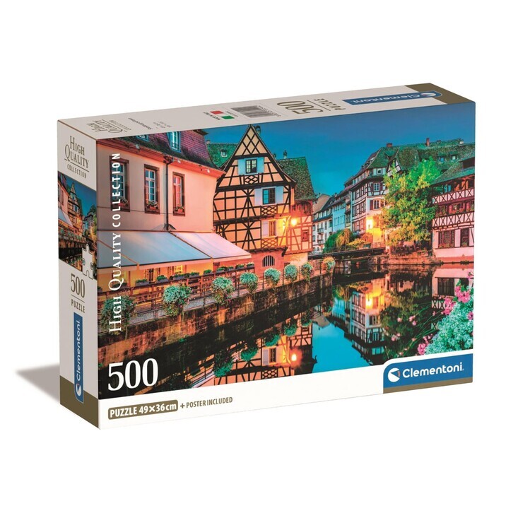 CLEMENTONI Puzzle Strasbourg Old Town, 500 ks