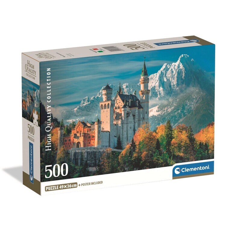 CLEMENTONI Puzzle Neuschwanstein Castle, 500 ks