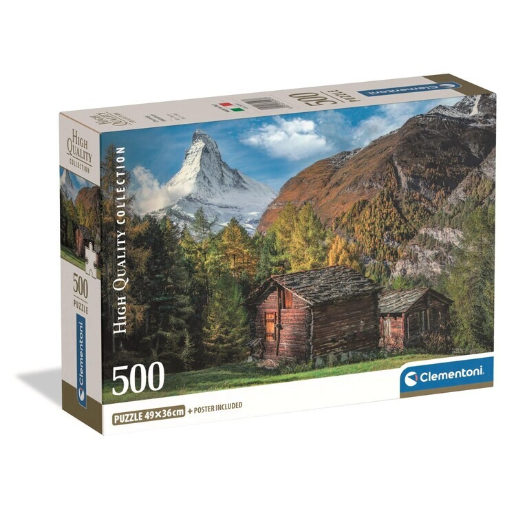 CLEMENTONI Puzzle Charming Matterhorn, 500 ks