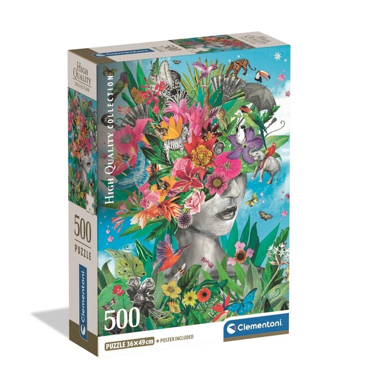 CLEMENTONI Puzzle Head in the Jungle, 500 ks
