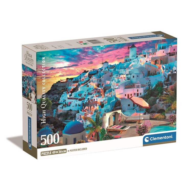 CLEMENTONI Puzzle Greece View, 500 ks