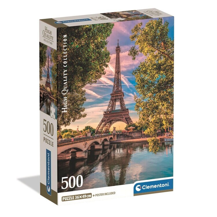 CLEMENTONI Puzzle Along the Seine, 500 ks