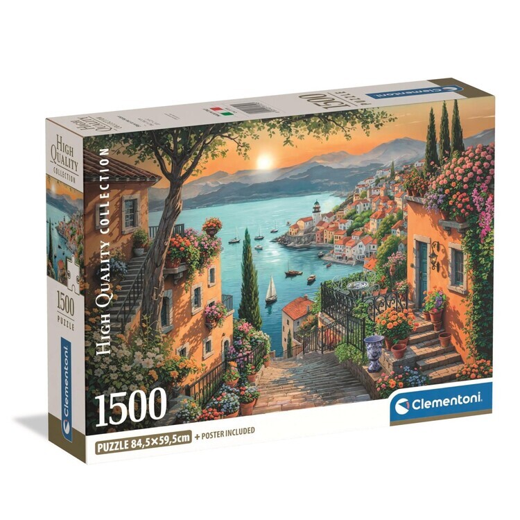 CLEMENTONI Puzzle Steps to the Harbor, 1500 ks