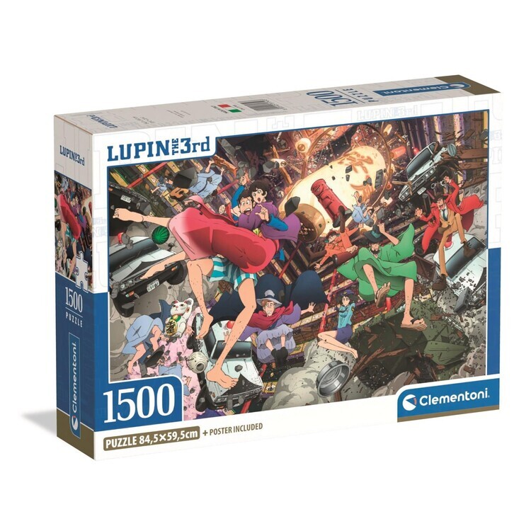 CLEMENTONI Puzzle Lupin III, 1500 ks