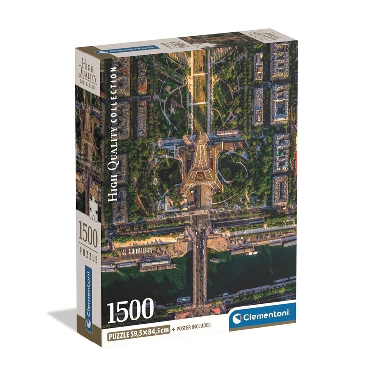 CLEMENTONI Puzzle Flying Over Paris, 1500 ks
