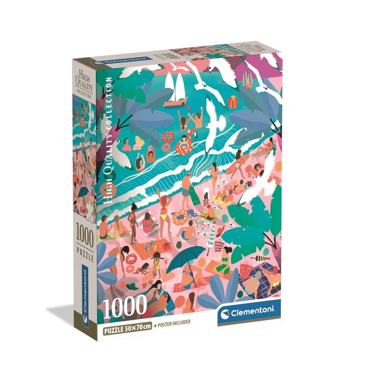 CLEMENTONI Puzzle Sunday at the Beach, 1000 ks