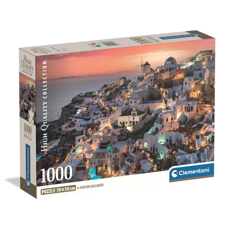 CLEMENTONI Puzzle Shades of Santorini, 1000 ks