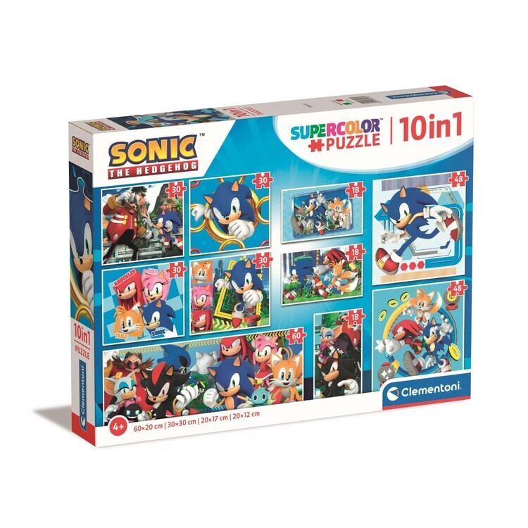 CLEMENTONI Puzzle Sonic 10, 330 ks