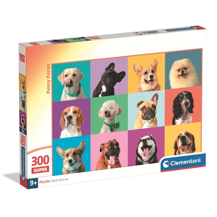CLEMENTONI Puzzle Funny Faces, 300 ks