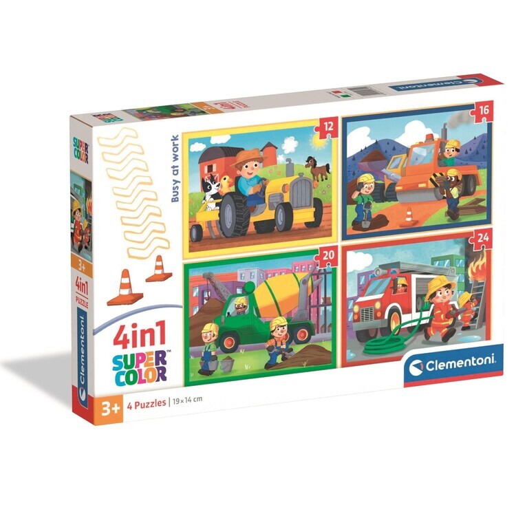 CLEMENTONI Puzzle Noli Busy at Work, 24 ks