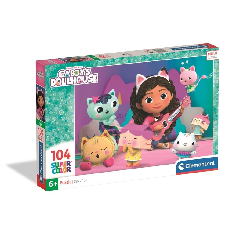 CLEMENTONI Puzzle Gabby’s Dollhouse, 104 ks