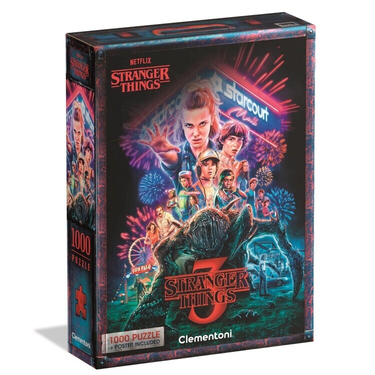 CLEMENTONI Puzzle Stranger Things S03, 1000 ks