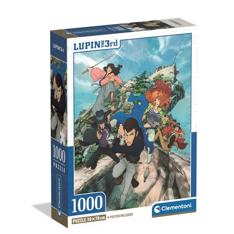 CLEMENTONI Puzzle Lupin III, 1000 ks