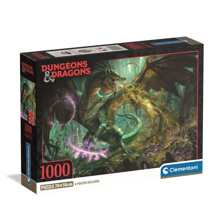 CLEMENTONI Puzzle Dungeons & Dragons, 1000 ks