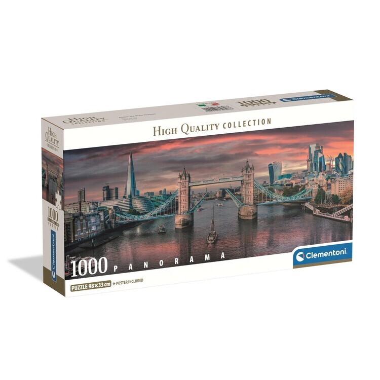 CLEMENTONI Puzzle Across the River Thames, 1000 ks