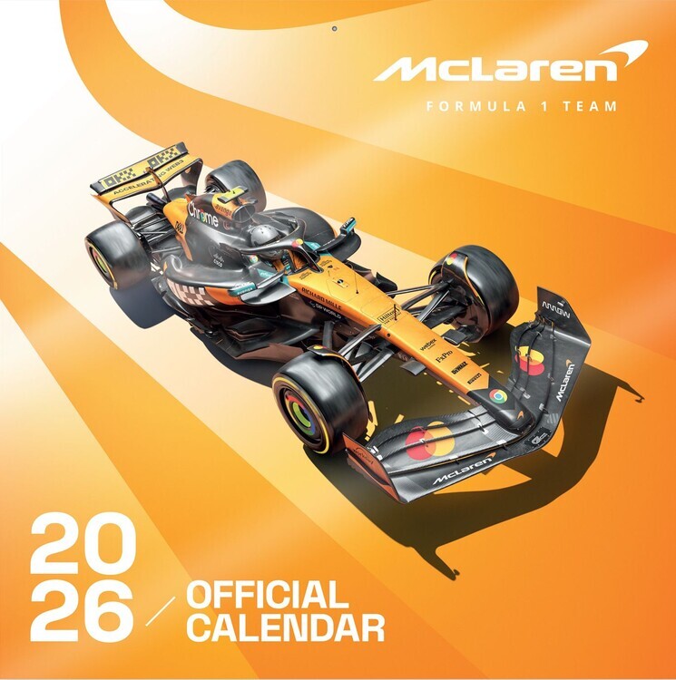 Automobilist Kalendář 2026 McLaren Formula 1 Team, 30 x 30 cm