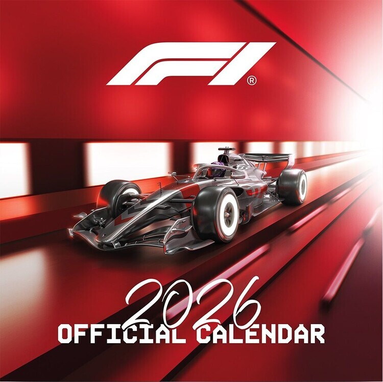 Automobilist Kalendář 2026 Formula 1®, 30 x 30 cm