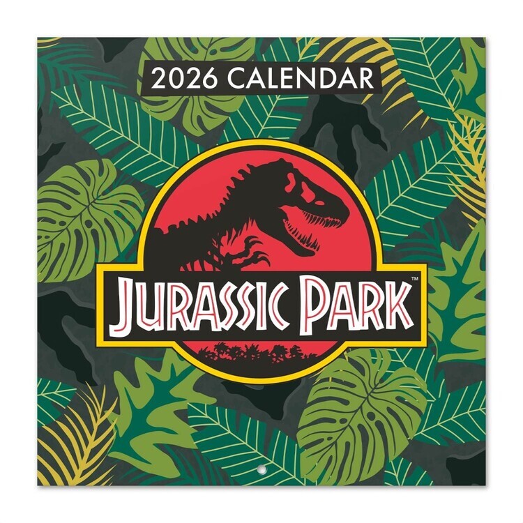 GRUPO ERIK Kalendář 2026 Jurassic Park, 30 x 30 cm