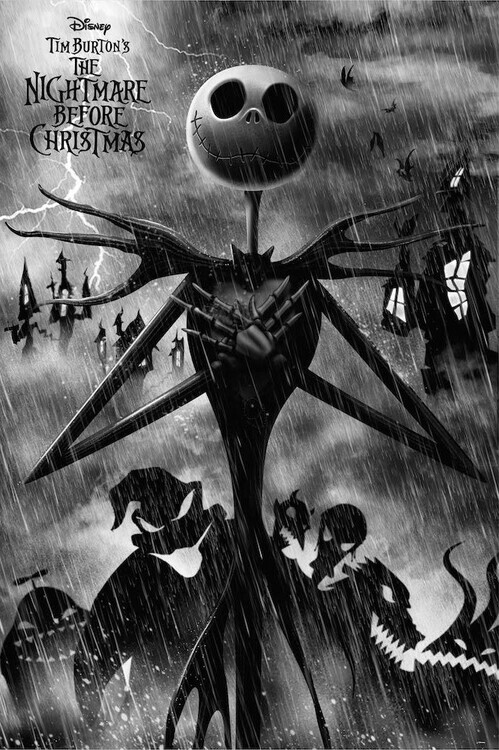 GRUPO ERIK Plakát, Obraz - Nightmare Before Christmas - Jack Skellington, 61 × 91.5 cm