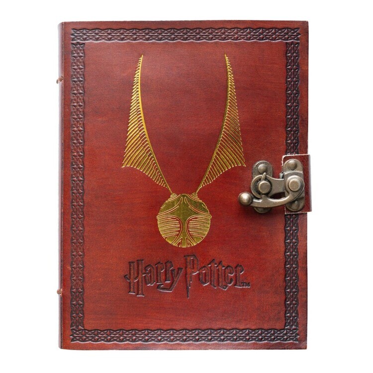 GRUPO ERIK Zápisník Harry Potter - Golden Snitch, 22.5 x 17 x 2.6 cm