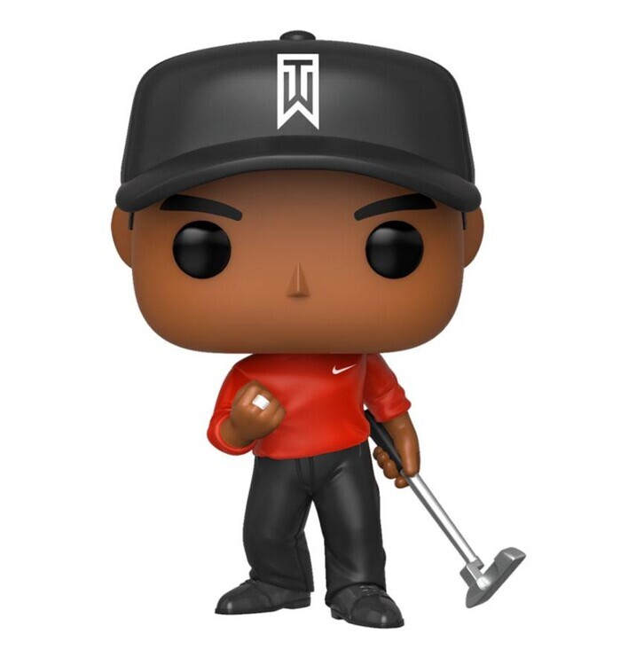 HEO Figurka Funko POP! - Tiger Woods (Red Shirt), 9 cm