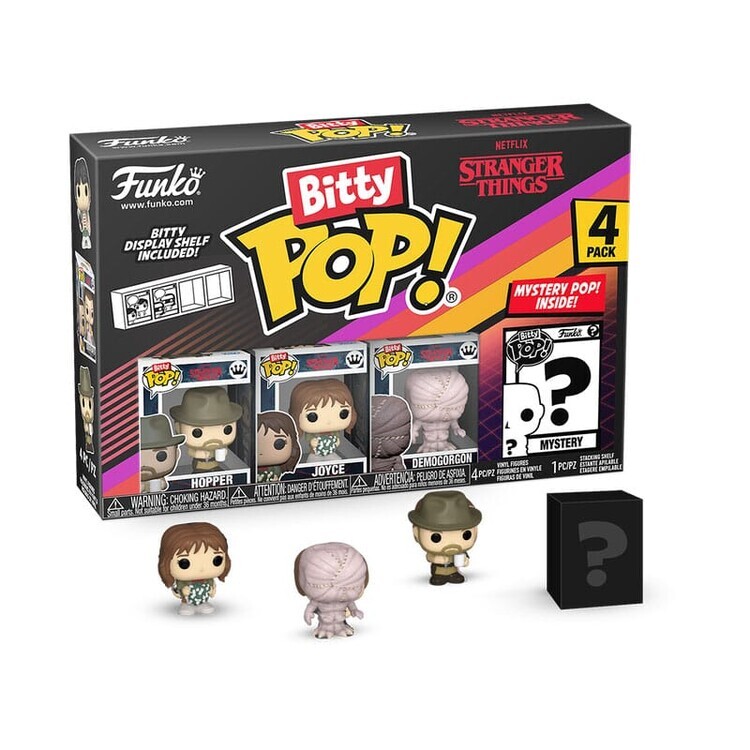 HEO Figurka Bitty Funko POP! - Stranger Things - Hopper, 2.5 cm