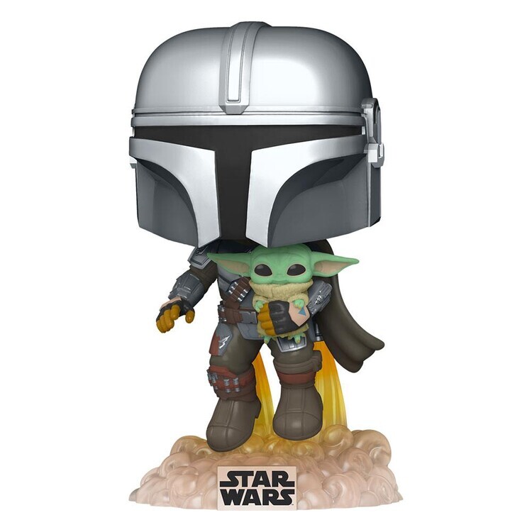 HEO Figurka Funko POP! - Star Wars The Mandalorian - Mando Flying w/ Jet Pack, 9 cm