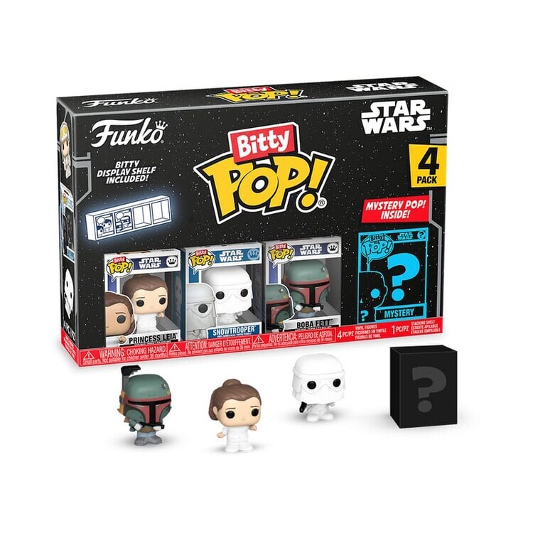 HEO Figurka Bitty Funko POP! - Star Wars - Leia, 2.5 cm