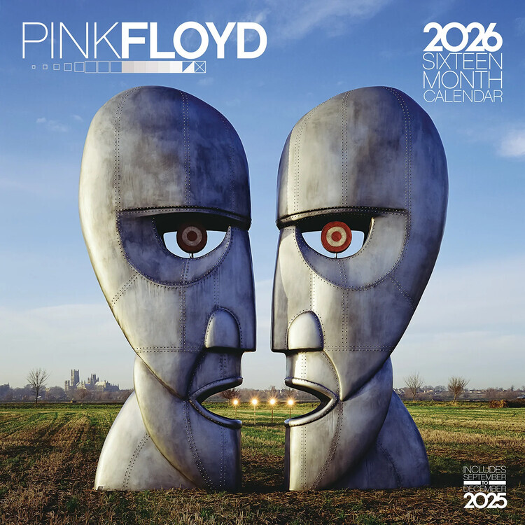 PYRAMID Kalendář 2026 Pink Floyd - Albums, 30 x 30 cm