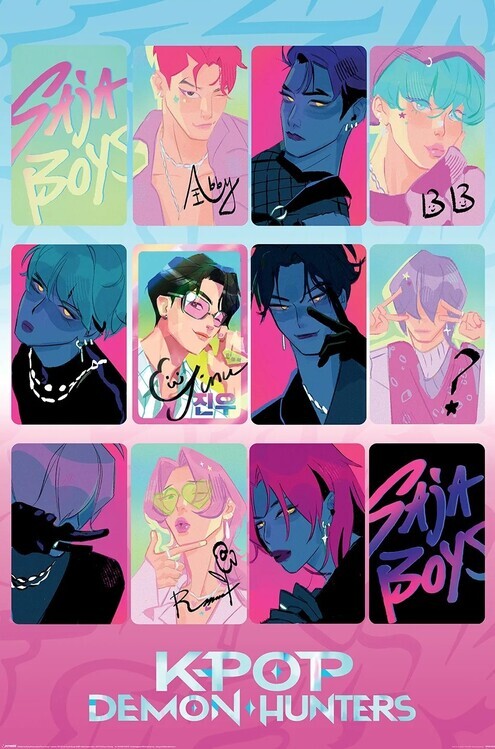 PYRAMID Plakát, Obraz - KPop Demon Hunters - Light and Dark, 61 × 91.5 cm